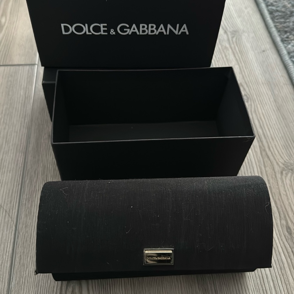 Dolce and gabanna sunglass case and box
